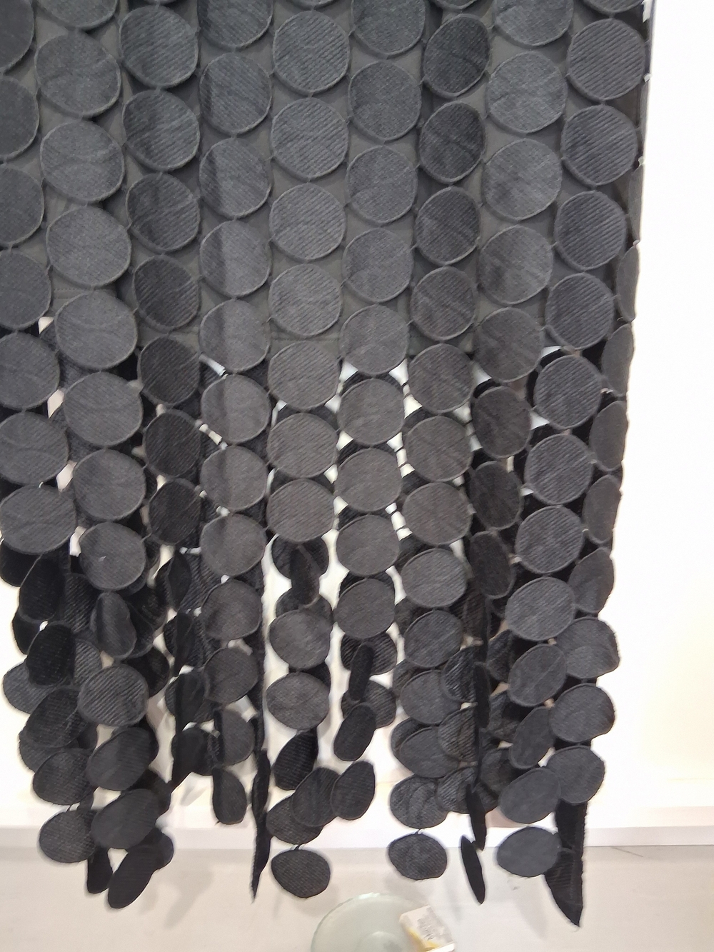 Black Circular Beaded Skirt Sz 10